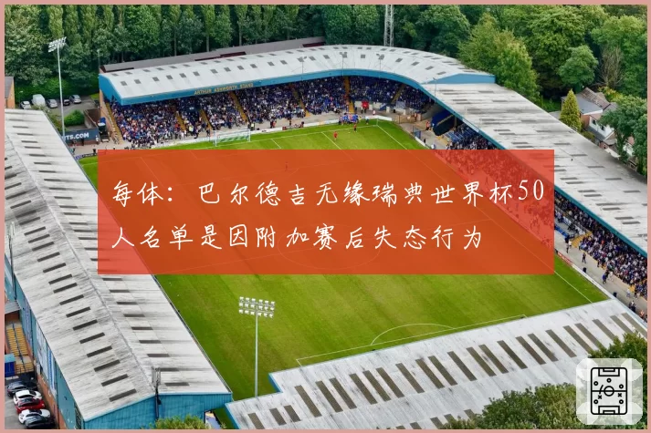 每体：巴尔德吉无缘瑞典世界杯50人名单是因附加赛后失态行为